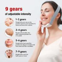 Dispositivo de masa Estimulador muscular pulso línea de mandíbula ejercicio V cara reafirmante y levantamiento Papad removedor adelgazamiento Facial - details 1