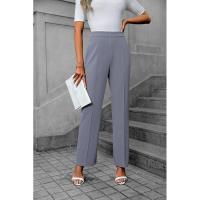 Pantalones elegantes de cintura alta para mujer, comodidad y estilo en primavera y otoño - details 6