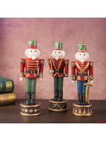 Gran oferta, marioneta creativa, Cascanueces, adorno navideño creativo para el hogar, gabinete de vino, adorno de resina - details 1