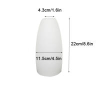 Reemplazo de pantalla de vidrio blanco mate para lámpara colgante de isla E26 E27, cubierta de pantalla de vidrio de 4,3 cm para lámpara colgante de cocina - details 1