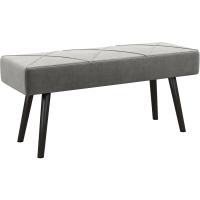 Taburete de Cama Multifuncional Moderno Banco de Acero con Cojín 120kg de Carga - details 9