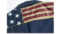 Chalecos de mezclilla para hombre Primavera-Verano Ropa de trabajo de algodón a rayas Jeans - details 10