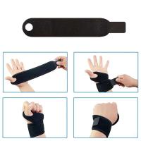 Soporte de banda para muñequera ajustable, envolturas de compresión deportivas, entrenamiento, levantamiento, gimnasio, muñequeras ortopédicas - details 1