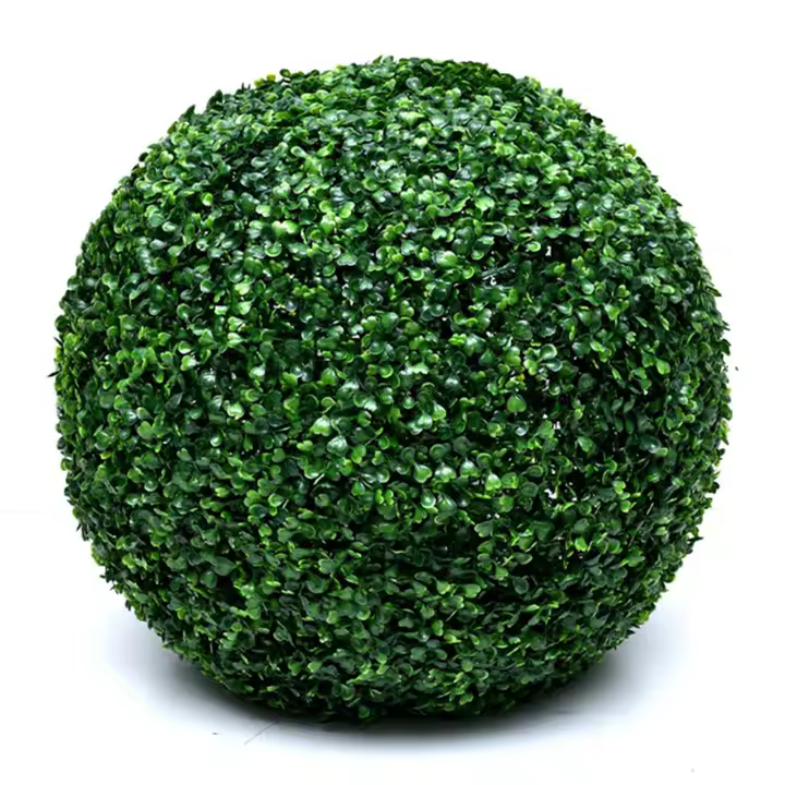 Artificial Topiary Ball Eucalyptus Grass Ball Faux Boxwood Decorative Balls for Shopping Mall Christmas Decor - 1