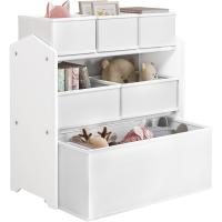 Organizador de Juguetes para Niños Estante de Almacenamiento de 3 Niveles con 6 Cajas Extraíbles - details 0