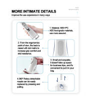 Electric Water Flosser Toothbrush For Cleaning Oral Teeth with 4 Nozzles Rechargeable IPX7 Waterproof Large Capacity Water Tank - details 6