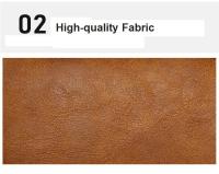 Cartera corta con cremallera para hombre, tarjetero informal de cuero PU con bolsillo para monedas - details 8