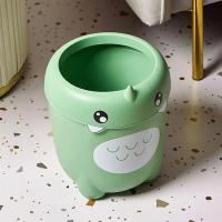 Cubo de basura de plástico para habitación de niños, cubo de basura creativo de dibujos animados, pequeño y bonito - details 2