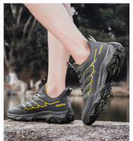 Zapatos ligeros de senderismo para hombre, zapatillas de viaje transpirables para exteriores, resistentes al desgaste, antideslizantes, para caminar, Verano - details 16