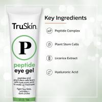 Gel para ojos con péptidos TruSkin – Mejora la apariencia de ojeras y líneas para un área de ojos más brillante – Cuidado debajo de los ojos con péptidos, células madre vegetales y ácido hialurónico – Despierta los ojos cansados, 0.5 fl oz - details 2