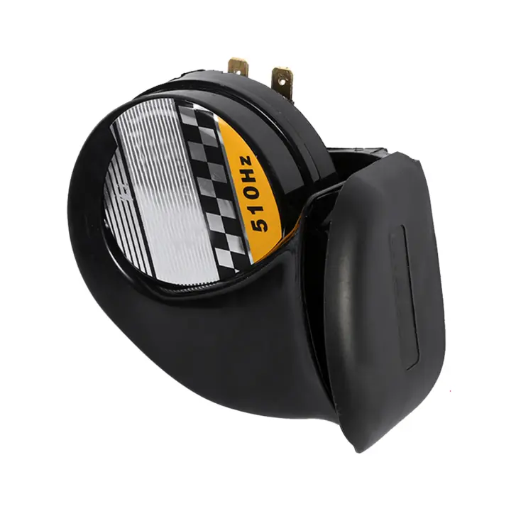 Mini bocina de Caracol electrónica para motocicleta, altavoz de voz fuerte, Universal, 12V, 510HZ - 1