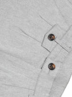 Pantalones formales informales con decoración de Bolsillo falso para hombre, nuevos - details 1