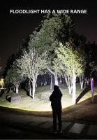 Linterna Táctica LED de Alta Potencia 100000 Lúmenes Impermeable, Carga Recargable USB, Resistente al Agua, con Zoom, para Pesca y Caza - details 3