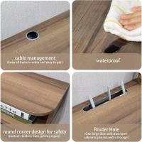 Soporte de TV de Madera Flotante Estante de Pared para TV Mueble de Madera para TV Colgante - details 13