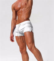 Pantalones cortos de baño para hombre de secado rápido para correr, surf, playa, con bolsillo y cordón - details 5