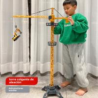 Grúa y Vehículo de Construcción para Niños, juego de Juguetes de Aleación, Modelo Realista de Maquinaria de Ingeniería - details 6
