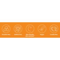 Paraben free, sulfate free, skin-friendly, skin nutrition, vegan, and cruelty free