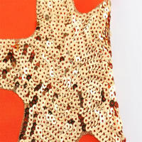 BUNO-Minivestido con volantes y lentejuelas de estrella de mar brillantes para mujer, vestidos elegantes ajustados con cuello cuadrado y tirantes, ropa de calle alta para primavera 2025 - details 20