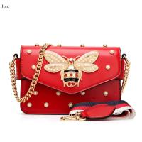 Bolsos cruzados con perlas de abeja para mujer, cadenas, bolsos de lujo de abeja, bolso de hombro de marca famosa de diseñador, bolso de mano principal para mujer - details 4