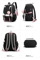 Mochila de escuela secundaria de estilo coreano para adolescentes, mochila de moda en blanco y negro para estudiantes, mochila escolar, bonita bolsa de libros - details 18