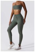 Sujetador de Yoga para Mujer Deporte en Nudo Antideslizante Limpieza de Pecho Legging-Top Fitness Cierre Apretado Material de Nylon Adecuado para Yoga y Elasticidad Año Lento - details 21