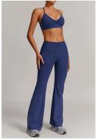 Conjunto de Gimnasio Yoga UDS para Mujeres Ropa de Entrenamiento de Manga Corta, Camisón Largo, Monos de Camping PIESS, Shorts de Correr - details 26