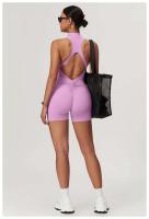 Monos deportivos sin mangas V Back Scrunch Traje de yoga de una pieza con cremallera - details 33