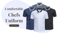 Uniforme de Chef Unisex, cocina, Hotel, restaurante, panadería, cocinero, ropa de trabajo, camisa de manga corta, chaqueta de Chef, Tops para monos de camarero - details 0