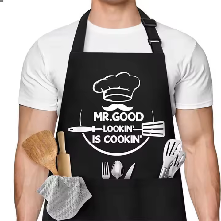 Delantal de Cocina para Hombres Regalo Divertido Moda Única Accesorio de Cocina - 1