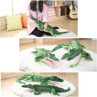 Peluche de cocodrilo grande realista, juguetes de animales de peluche, 39,3 pulgadas, Verde - details 3