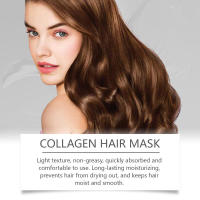 La película de cuidado de colágeno nutre, hidrata, repara y repone el cabello para un cabello suave y flexible. - details 5