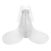 Disfraz de Princesa Elsa con Lentejuelas para Niñas, Vestido Blanco para Carnaval, Fiesta de Cumpleaños, Navidad, Cosplay - details 5