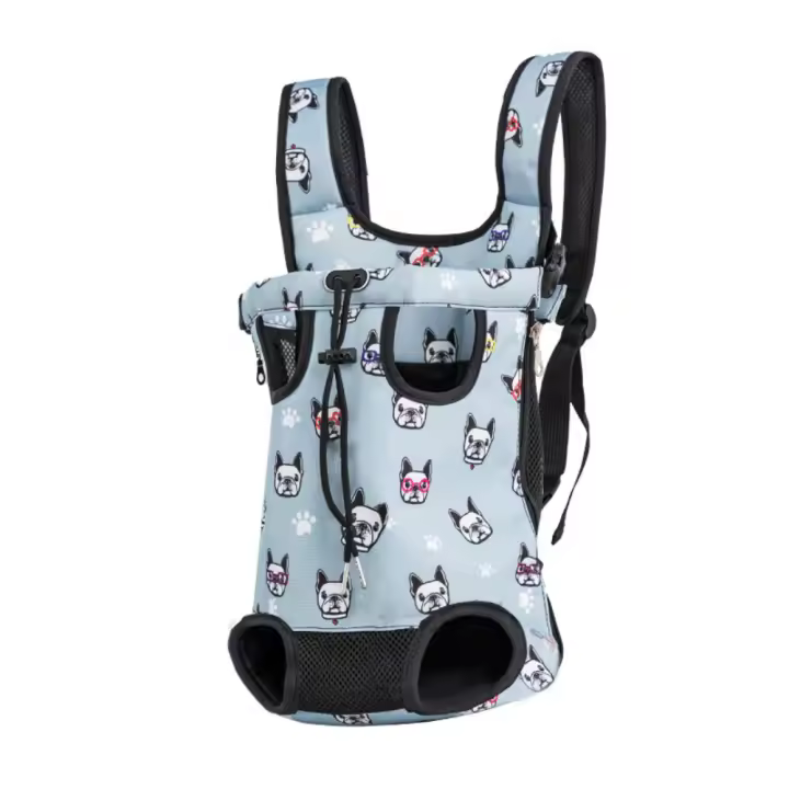 Bolsos de hombro para gatos, mochila portátil para mascotas, bolsa de pecho suave y transpirable para gatos, bolsa de viaje para mascotas resistente al desgaste al aire libre - 1