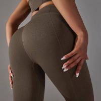 Mujeres sin costuras, leggings deportivos de cintura alta para entrenamiento, correr, fitness, gimnasio, fruncido en el trasero, ropa deportiva - details 37