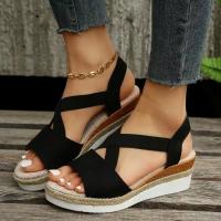 Sandalias de tacón de cuña de verano para mujer - details 3