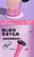 Verano nueva taza de agua de gran capacidad para niñas taza de paja Bingba de alto valor taza de plástico de separación de té de alta temperatura - details 6