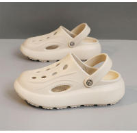Zuecos de verano para mujer, versátiles, con suela gruesa y suave, estilo bosque, que aumentan la altura. - details 9