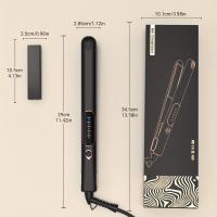 Plancha para el pelo 2 en 1 de 2,54 cm, con revestimiento de cerámica y titanio, alisadora de doble voltaje - details 3
