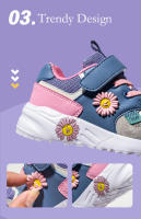 Zapatillas de tenis de moda para niños y niñas, zapatos para correr al aire libre, zapatos deportivos escolares antideslizantes, zapatos cómodos de malla transpirable, color rosa - details 8