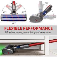Cabezal de limpieza cepillo de rodillo suave para Dyson V7 V8 V10 V11 G5 accesorio de aspiradora inalámbrico con luces LED de polvo para suelo duro - details 2