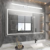 Lámpara LED de 32W Lámpara de espejo Aplique Blanco Frio 6000K Luz natural para Espejo Muebles de Maquillaje Aparato Montado en la Pared, Negro, 120CM - details 16