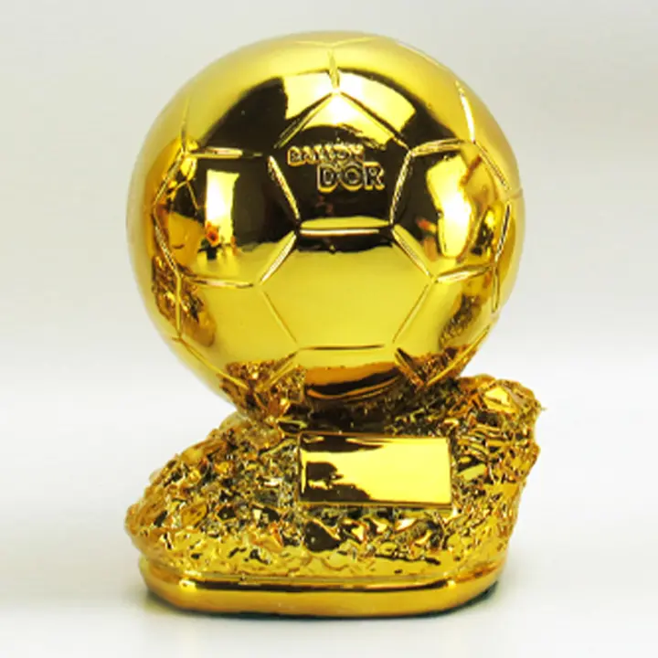 Trofeo de fútbol de portero, suministros para fanáticos de la Copa del Mundo, decoración de resina galvanizada - 1