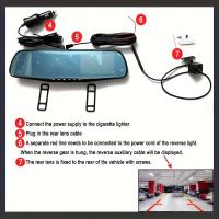 Cámara De Vigilancia De Coche Con Grabación Dual En Espejo Retrovisor Y monitoreo De Coche Con Grabación Frontal Y Trasera - details 10