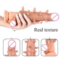 Leten Extender tooys Hombre Vibrador Juguetes sexuales 18 Anillo de erección Hombres Funda de condón especial para hombres para - details 15