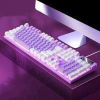 Eje mecánico USB con cable periféricos de computadora Teclado mecánico teclado para juegos teclado con cable teclado retroiluminado - details 4