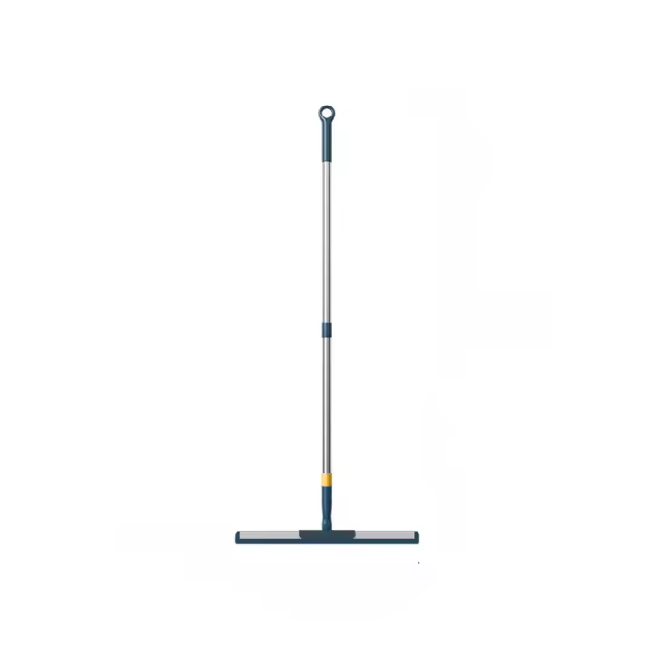 Escoba mágica de doble propósito para barrer y fregar de aleación de aluminio con varilla larga, limpiaparabrisas de vidrio de longitud Variable, raspador perezoso para Baño - 1