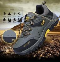Zapatillas De Deporte Para Hombre, Botas De Montañismo, Botas De Senderismo De Cuero Impermeables, Zapatos Cálidos De Invierno Para Hombre, Botas De Nieve, Zapatos De Trekking Al Aire Libre - details 2