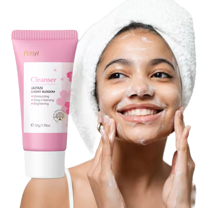 FENYI Japón Cherry Blossom Limpiador facial Sakura Control de aceite Lavado facial Limpieza profunda 50 g - 1