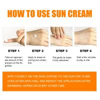 Crema Protector Solar SPF90 Control de Acrete Refrescante para Cara y Cuerpo Blanqueador Hidratante - details 2