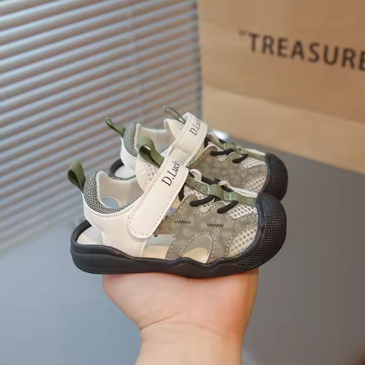 2025 verano bebé niño zapatos hueco bebé niña zapatos de interior antideslizante suela suave bebé niño sandalias - 1
